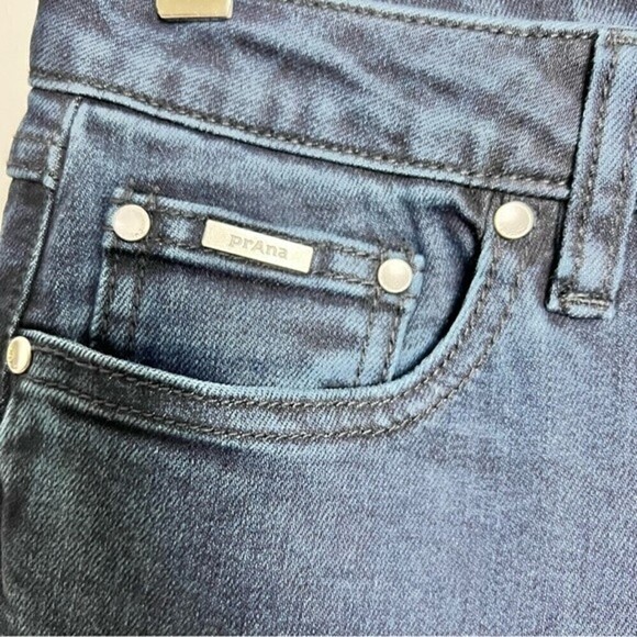 NEW Prana Sienna Jean In Deep Blue Mid Rise Skinny 4-Way Stretch Jeans Size 28 - Picture 4 of 6